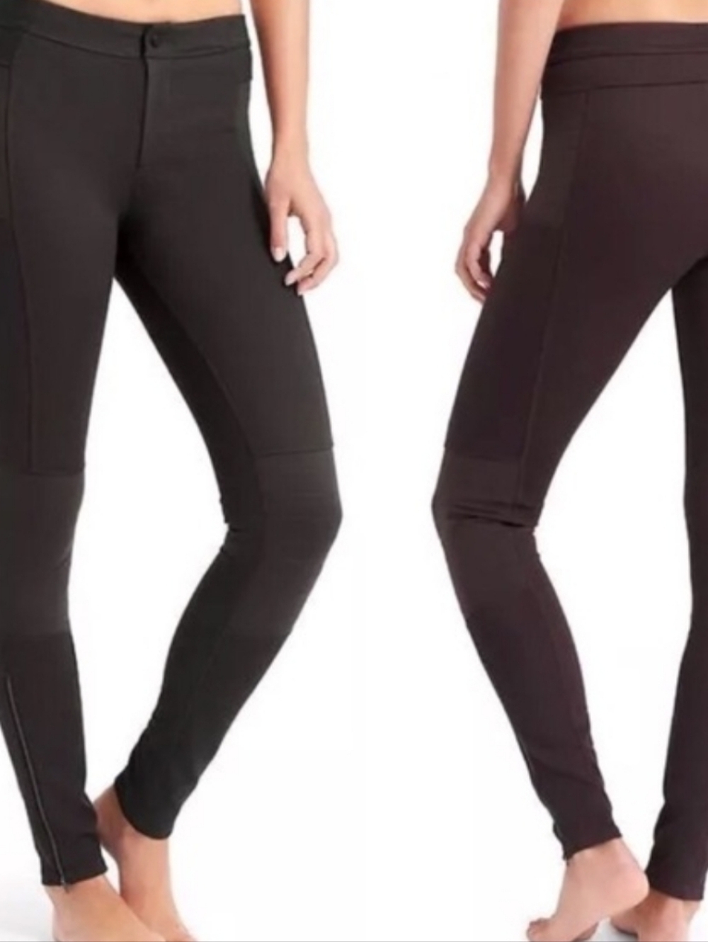 Athleta Trailsetter Ponte Motion Moto Pant Size 0
